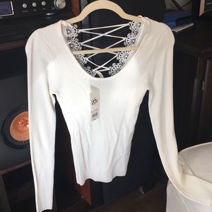 Miss Selfridge Long Sleeve Top Size 2 NWT